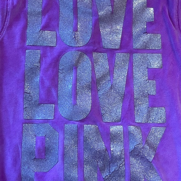 Y2K PINK Victorias Secret Purple Velour Velvet Track Suit Set Small Medium - Picture 8 of 15